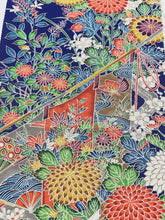 画像をギャラリービューアに読み込む, 几帳に菊・草花模様【タックタイプ】