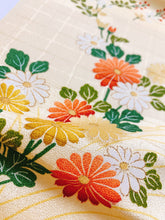 画像をギャラリービューアに読み込む, 草花模様格子地紋【シュッケニ】