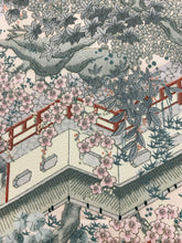 画像をギャラリービューアに読み込む, 屋敷に松竹梅模様【シュッケニ】【化繊】