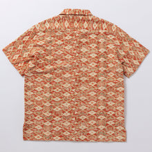 画像をギャラリービューアに読み込む, 雪輪青海波に花模様手織り節紬【L】