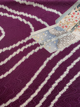 画像をギャラリービューアに読み込む, 扇に草花模様総流水地紋【シュッケニ】