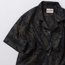 画像をギャラリービューアに読み込む, 枝葉模様織り出し十日町紬着物【M】