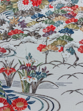 画像をギャラリービューアに読み込む, 流水に草花模様【シュッケニ】
