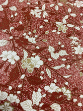 画像をギャラリービューアに読み込む, 枝梅に草花模様に金彩