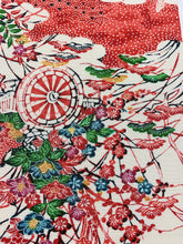 画像をギャラリービューアに読み込む, 藤に花車模様【シュッケニ】