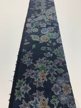 画像をギャラリービューアに読み込む, 菊に楓模様織り出し本場泥大島紬5マルキ【S】