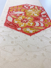 画像をギャラリービューアに読み込む, 亀甲に花模様総地紋【ギャザータイプ】