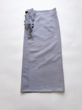 画像をギャラリービューアに読み込む, 【化繊】市松地紋に雪芝散らし模様