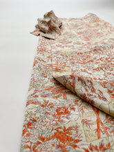 画像をギャラリービューアに読み込む, 屏風に花鳥模様総葉地紋