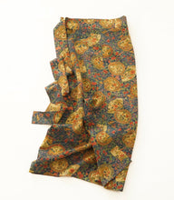 画像をギャラリービューアに読み込む, 草木染絵皿に草花・時代人物模様(証紙あり)【シュッケニ】※丈76㎝