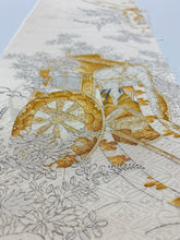 画像をギャラリービューアに読み込む, 御所車に総地紋模様【シュッケニ】