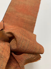 画像をギャラリービューアに読み込む, 雨縞模様織り出し手織り紬着物【L】