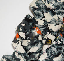 画像をギャラリービューアに読み込む, 抽象枝墨模様金彩あり【ギャザータイプ】