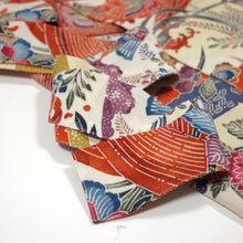 画像をギャラリービューアに読み込む, 地紙に花車蝶模様【シュッケニ】
