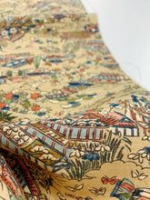 画像をギャラリービューアに読み込む, 屋敷に御所車松竹梅模様手織り紬【L】