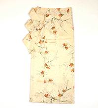 画像をギャラリービューアに読み込む, 枝梅に楓模様総地紋【シュッケニ】