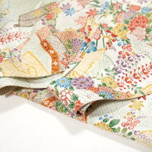 画像をギャラリービューアに読み込む, 扇に草花模様【シュッケニ】