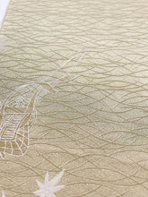 画像をギャラリービューアに読み込む, 総芝草地紋に御所車【シュッケニ】