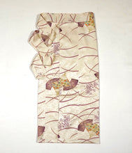 画像をギャラリービューアに読み込む, 金彩の総霧地紋に扇模様【シュッケニ】