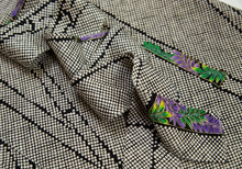 画像をギャラリービューアに読み込む, 竹に草葉模様