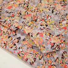 画像をギャラリービューアに読み込む, 家屋に樹木・花模様【シュッケニ】