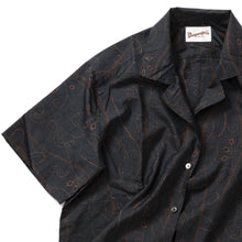 画像をギャラリービューアに読み込む, 抽象花唐草模様織り出し本場泥大島紬5マルキ【L】