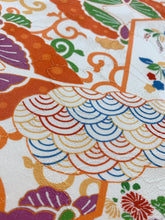 画像をギャラリービューアに読み込む, 総牡丹地紋に向かい蝶に古典模様【シュッケニ】