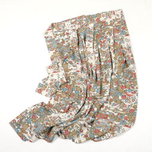 画像をギャラリービューアに読み込む, 屋敷に草花模様【タックタイプ】