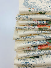 画像をギャラリービューアに読み込む, 地紙に草花模様に籠地紋【ギャザータイプ】