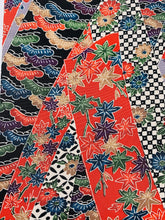 画像をギャラリービューアに読み込む, 格子に花古典柄模様【シュッケニ】