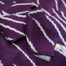 画像をギャラリービューアに読み込む, 扇に草花模様総流水地紋【シュッケニ】