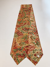 画像をギャラリービューアに読み込む, 筆描き花鳥に風景模様【長】