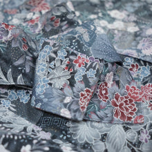 画像をギャラリービューアに読み込む, 流水に草花屋敷模様【シュッケニ】