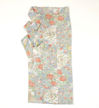 画像をギャラリービューアに読み込む, 水辺に花・鳥風景模様【シュッケニ】