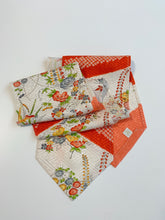 画像をギャラリービューアに読み込む, 絞り変わり斜め縞に牡丹枝梅模様【長】