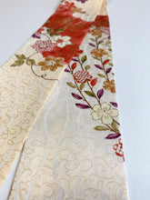 画像をギャラリービューアに読み込む, 唐草地紋にしだれ花模様【短】