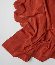 画像をギャラリービューアに読み込む, 赤斑点暈し模様に葉地紋【ギャザータイプ】