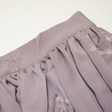 画像をギャラリービューアに読み込む, 暈しに樹木・家屋風景模様地紋入り【ギャザーラップ・再販】