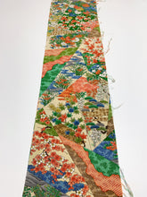 画像をギャラリービューアに読み込む, 裂取りに草花模様