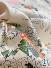 画像をギャラリービューアに読み込む, 地紙に草花模様に籠地紋【ギャザータイプ】