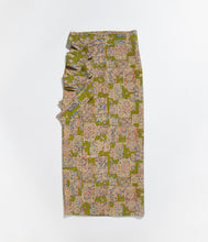 画像をギャラリービューアに読み込む, 変わり色紙に花・動物更紗模様