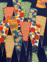 画像をギャラリービューアに読み込む, 扇面に疋田・草花模様【シュッケニ】