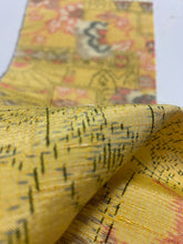 画像をギャラリービューアに読み込む, 色紙に花幾何学模様織り出し十日町紬【L】