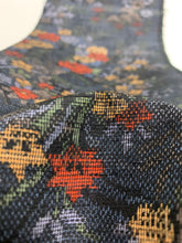 画像をギャラリービューアに読み込む, 草花模様織り出し手織り紬