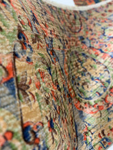 画像をギャラリービューアに読み込む, 絵皿に花模様縦縞地紋【シュッケニ】