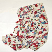 画像をギャラリービューアに読み込む, 流水に寺塔草花模様【タックタイプ】