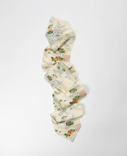 画像をギャラリービューアに読み込む, 地紙に草花模様に籠地紋【長】