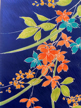 画像をギャラリービューアに読み込む, 草花総斜め線地紋模様【タックタイプ】【化繊】