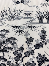 画像をギャラリービューアに読み込む, 屋敷に御所車・草花模様(付け下げ)総地紋【L】