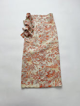 画像をギャラリービューアに読み込む, 屏風に花鳥模様総葉地紋